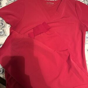 Hot Pink Scrub Set Mandala Medium